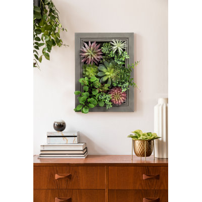 15.8'' Faux Succulent