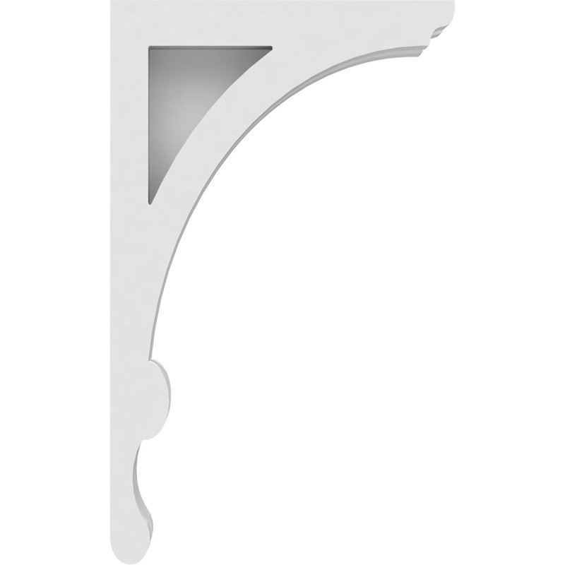 Legacy Architectural Grade PVC Corbel in White, 9" Height