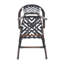 Aluminum Woven Bistro Barstool