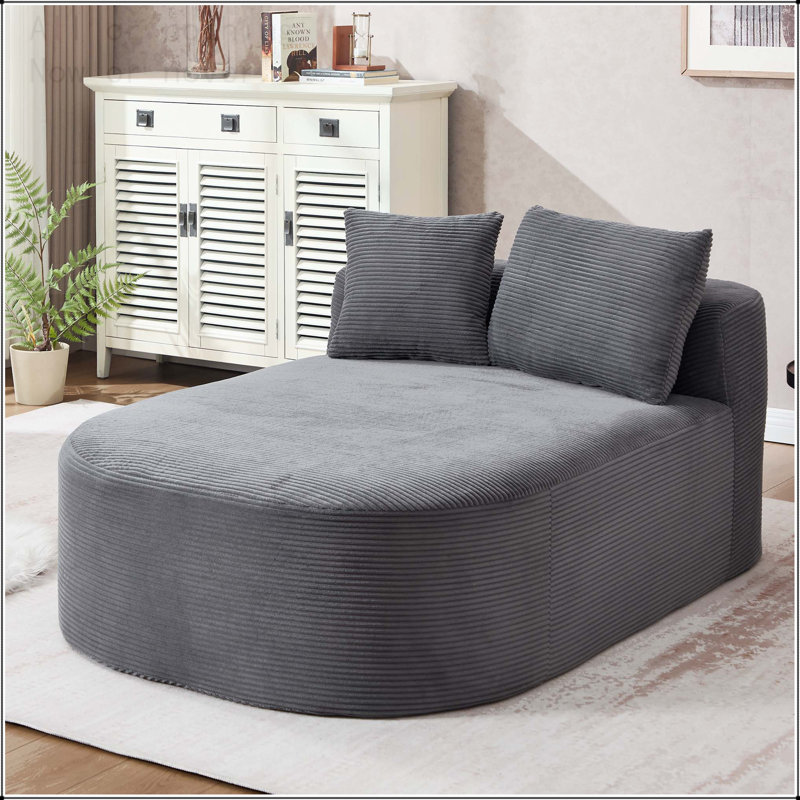 Canapé-lit 67,5 po, Gris foncé
