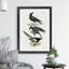 Raven, Crow & Magpie by J.E. De Kay - Framed Print-48194947-48194950