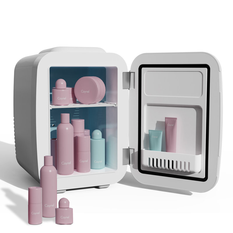 Mini réfrigérateur portatif thermoélectrique 4 litres, Blanc