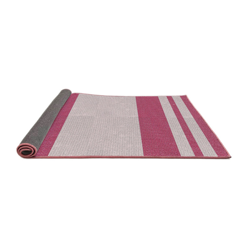 Striped Indoor Rug, Square 6'