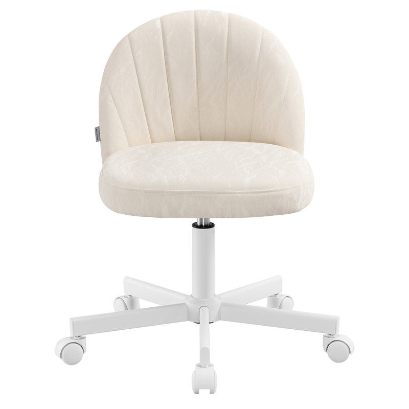 Upholstered Swivel Slipper Chair