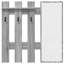 Wall-Mounted Coat Rack With Mirror 100 X 10 X 100 Cm-1447903624