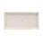 DreamLine SlimLine 32 inch D x 60 inch W x 2 3/4 inch H Single Threshold Biscuit Alcove Shower Base with 2 inch Polished Nickel Center Round Drain-118322166-118322174