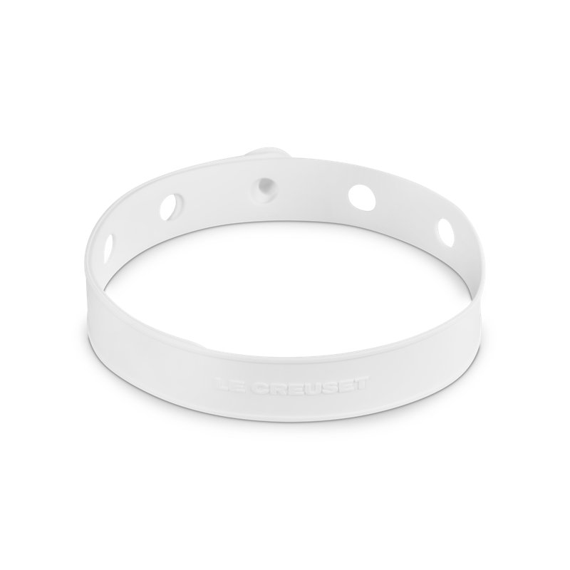 Le Creuset Silicone Travel Latch, Oyster, White