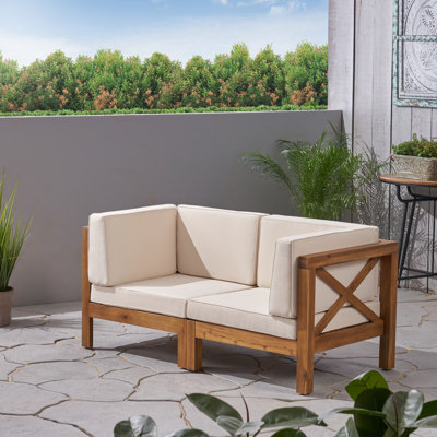 Dillinger 60.5" Wide Loveseat with Cushions by Highland Dunes