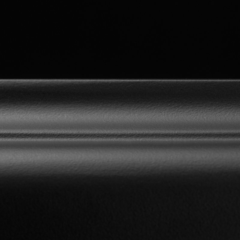 Edgewood Brass Cup Pull, 3 3/4", Matte Black