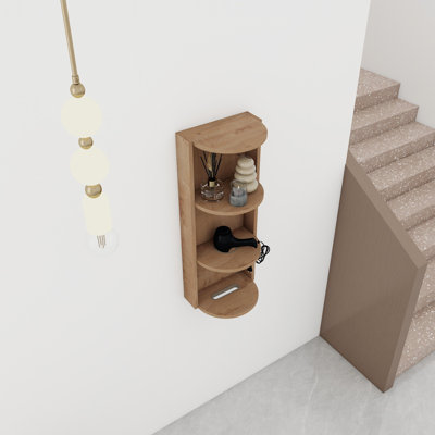 12" Bathroom Wall-Mounted Storage Rack – Modern, Space-Saving, And Stylish