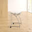 Glass Top Metal Base Computer Desk