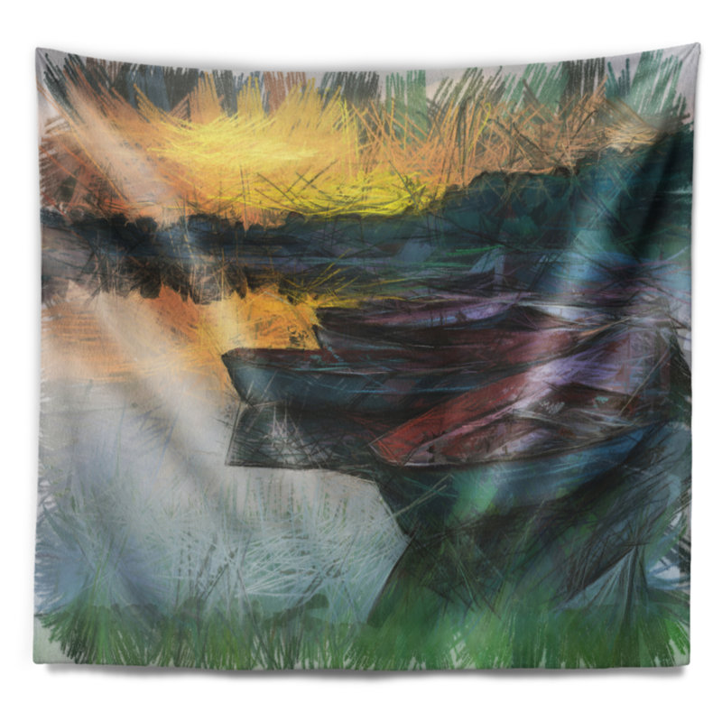 Polyester Tapestry, 32" H x 39" W