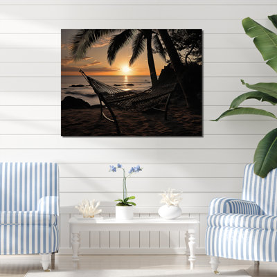 Amarillys Beach Tropical Vibes IV sur toile