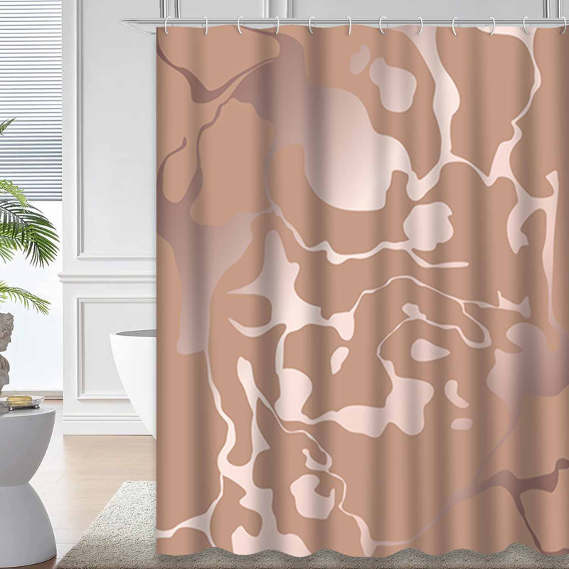 Rideau de douche Marble Rose, L 72 po x l 84 po