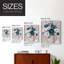 Touch of Teal Arrangement I, reproduction encadrée - bois massif-819946303-819946298
