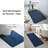 Memory Foam Bathroom Rugs Set 3 Piece Pebble Stone-116575207