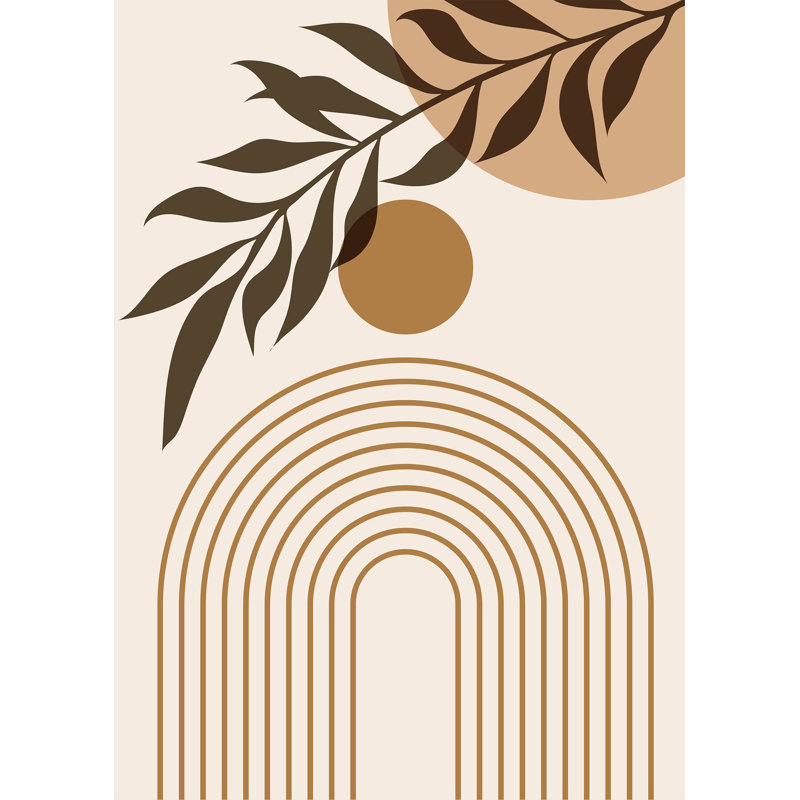 Art mural sur toile Earthy Arches, H 16 po x l 12 po x P 1 po