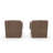 Praia Ultraleather Outdoor Lounge Chairs Set With Ottomans