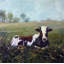 LONE COW LONE COW - Unframed Print on Canvas-944373305-944373304