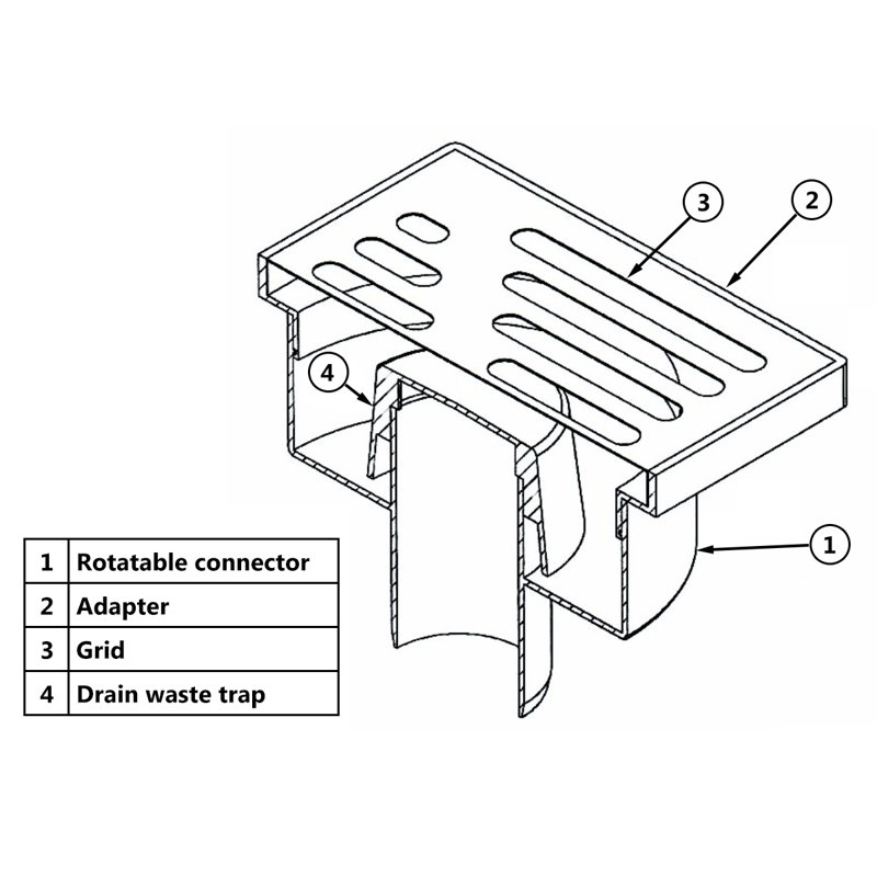 Clarisabel 15cm Grid Waste