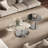 Creative simple marble coffee table