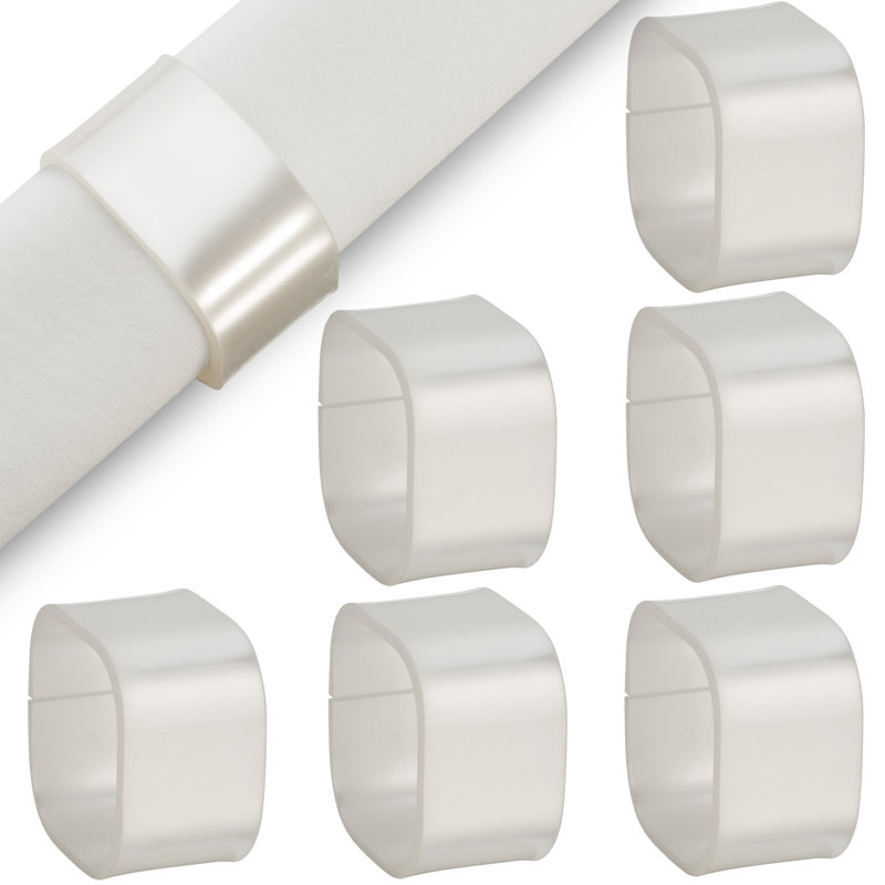 Rond de serviette perle élégant