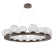 Gaia 16 - Light Dimmable LED Wagon Wheel Chandelier