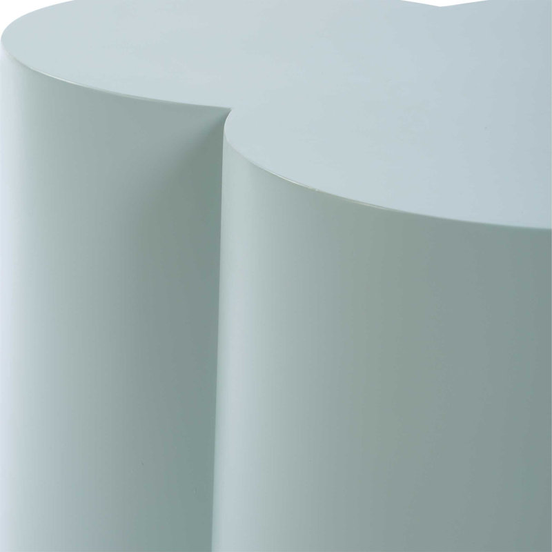  Beven Outdoor Light Blue Accent Table