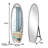 Crystal Full Length Mirror With Stand