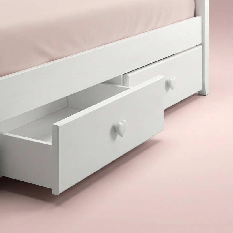 Princess Single Bed with Storage