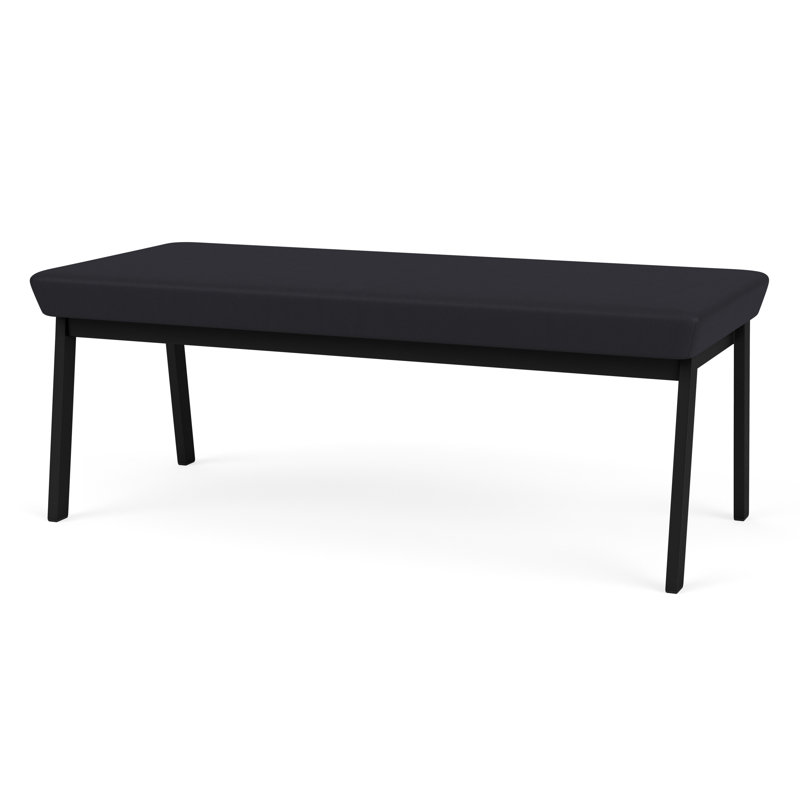 Banc en métal Newport, Noir, Noir Patriot Plus - nettoyez le vinyle avec un lin