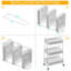 76cm H x 43cm W Utility Cart-1597925175