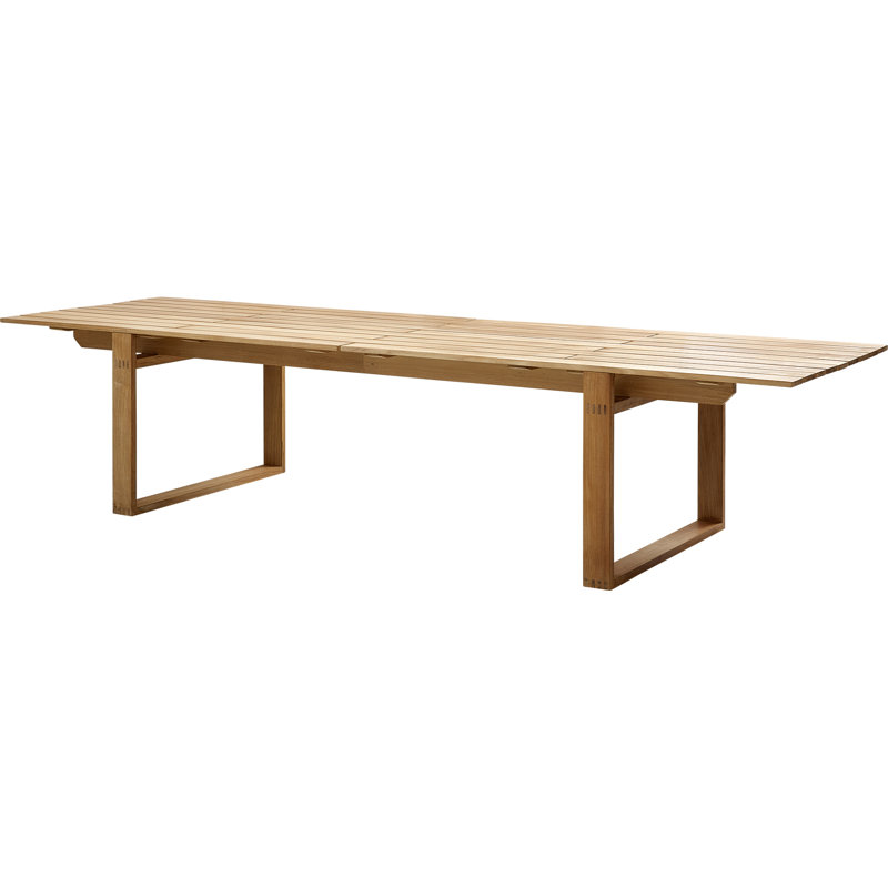 Endless Outdoor Teak Dining Table, 39.4" W x 130.8" L x 29" H