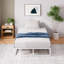 Dekker Metal Platform Bed with Wooden slat support 25cm/10in Height-103687296-103687299