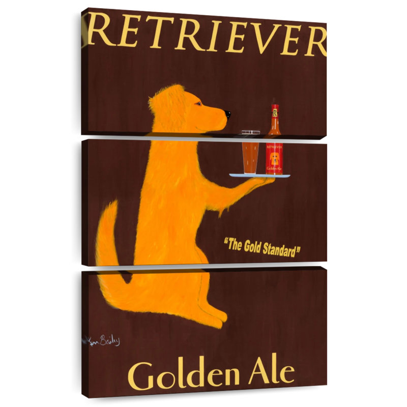 Yarlin Retriever Golden Ale, H 38 po x l 24 po