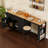 85.5" Kitchen Island with Extendable Dining Table-1271669619