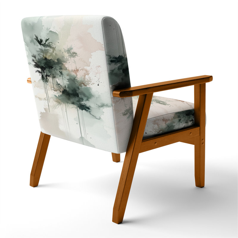 Chaise rembourrée Forest, Brown Square Arms