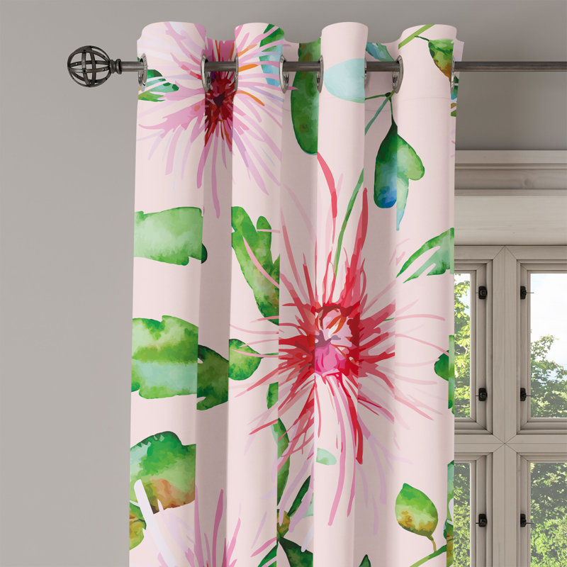 Rideau à oeillets Dakota Fields Jungle Boho, L 50 po x L 108 po