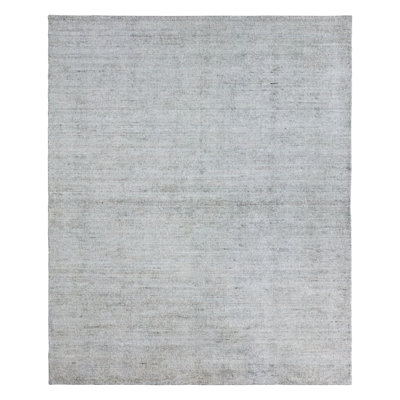 Jaipur Living Dilwyn SFH02 Handwoven Solid Gray Area Rug (7'9inX9'9in)