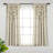 Cotton Blend Semi Sheer Curtain Single Panel-487683020-495695987