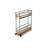 3" Two-Tier Narrow Wire Wall Upright Pullout