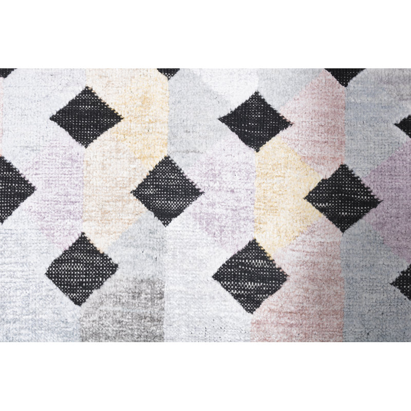 Hand Knotted Chevron Rug