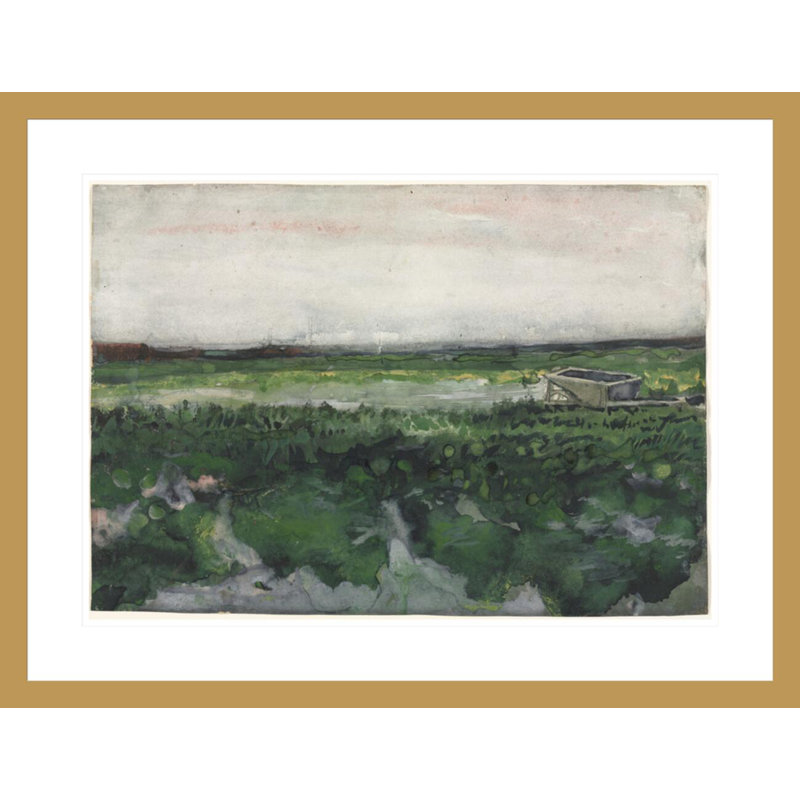 Paysage avec brouette par Vincent van Gogh, H 22,74 po x l 29,5 po