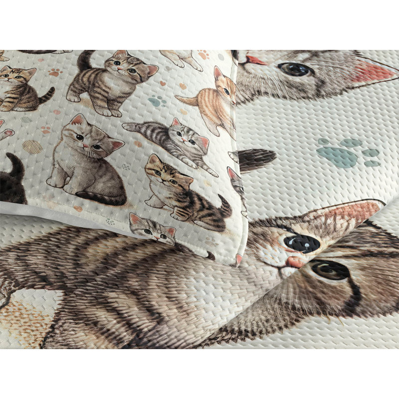 Polyester Coverlet, King Coverlet + 2 Standard Shams