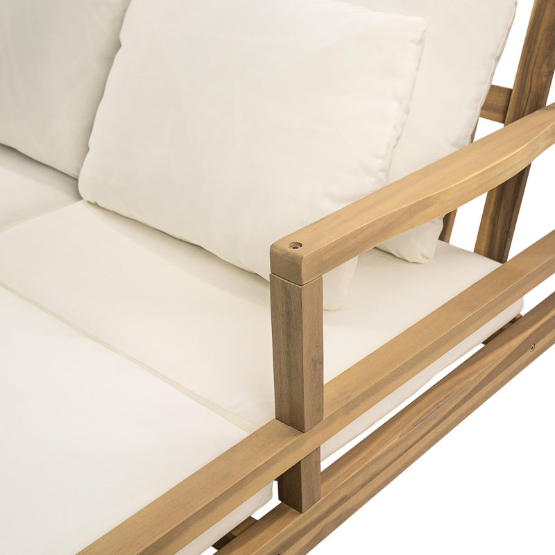 Lit de jardin Garden - et - bois de construction, beige pour une utilisation extérieure à long terme