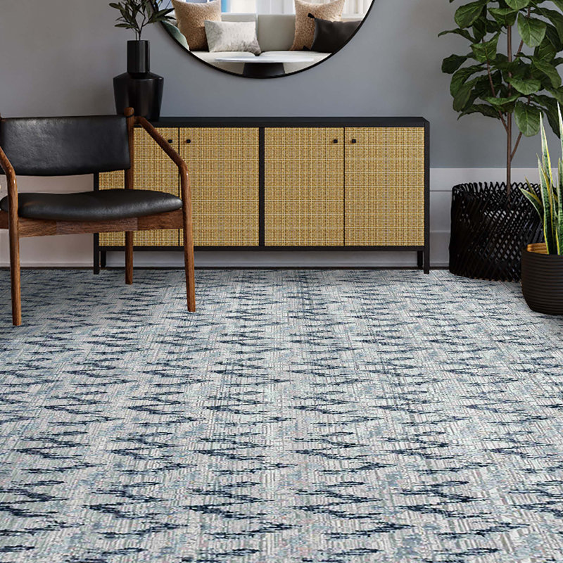 Canterbury Hand Knotted Chevron Area Rug, Rectangle 12' x 15'