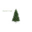 Sapin de Noël vert artificiel avec lumières blanches claires-1349663749