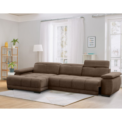 Jafiya 4 Seater Velvet Sofa Bed