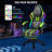 Inbox Zero Ergonomic Gaming Chair with Speakers RGB LED Lights and Massage-1861992262