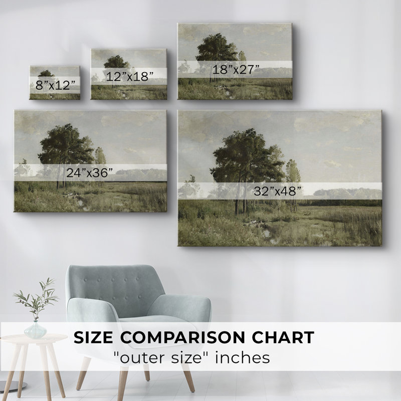 Paysages rétro-DCXLIV -Galerie enveloppée Cavas, 40 x 60